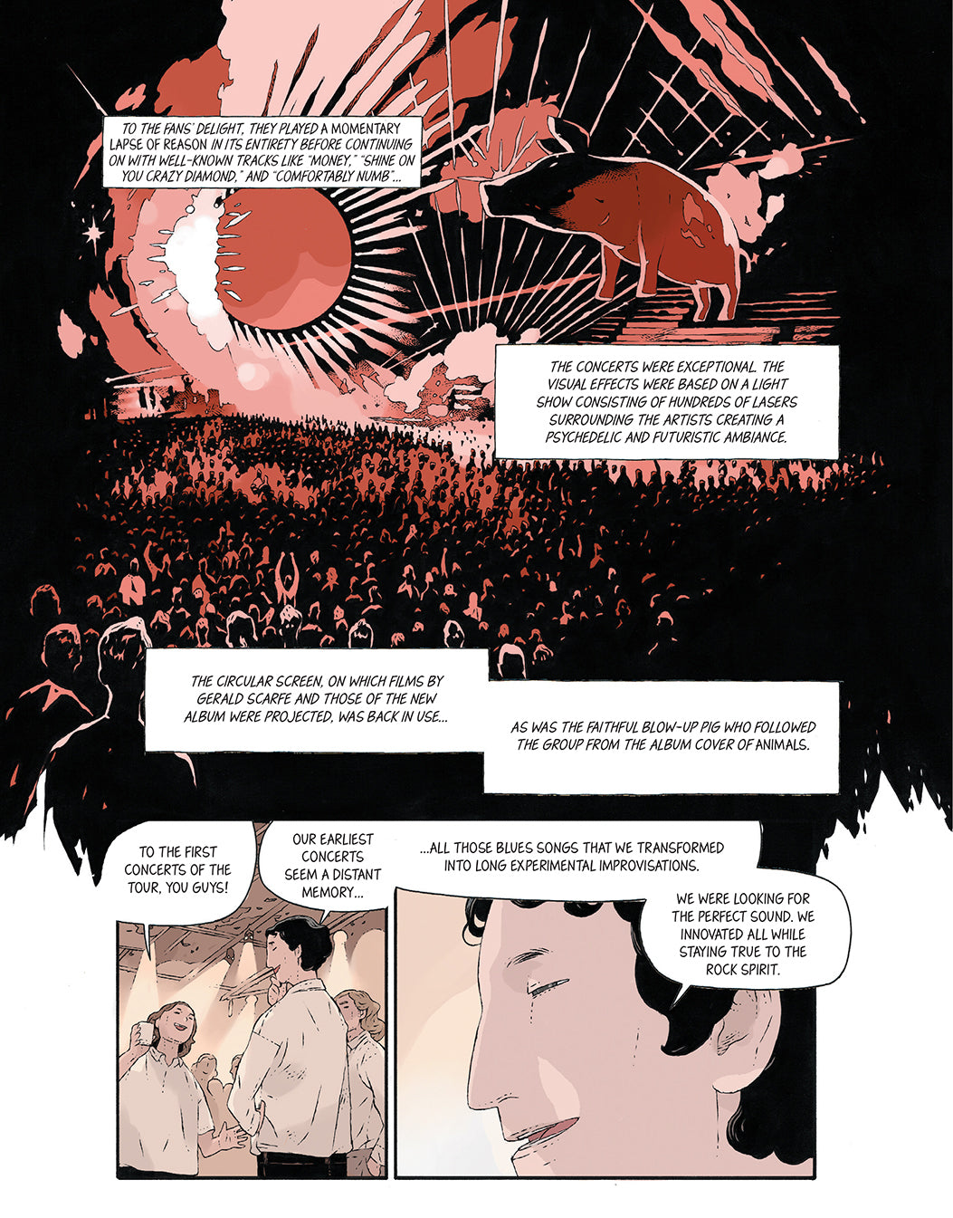 Pink Floyd in Comics