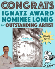 Lomig nominated for 'Outstanding Artist' Ignatz Award!