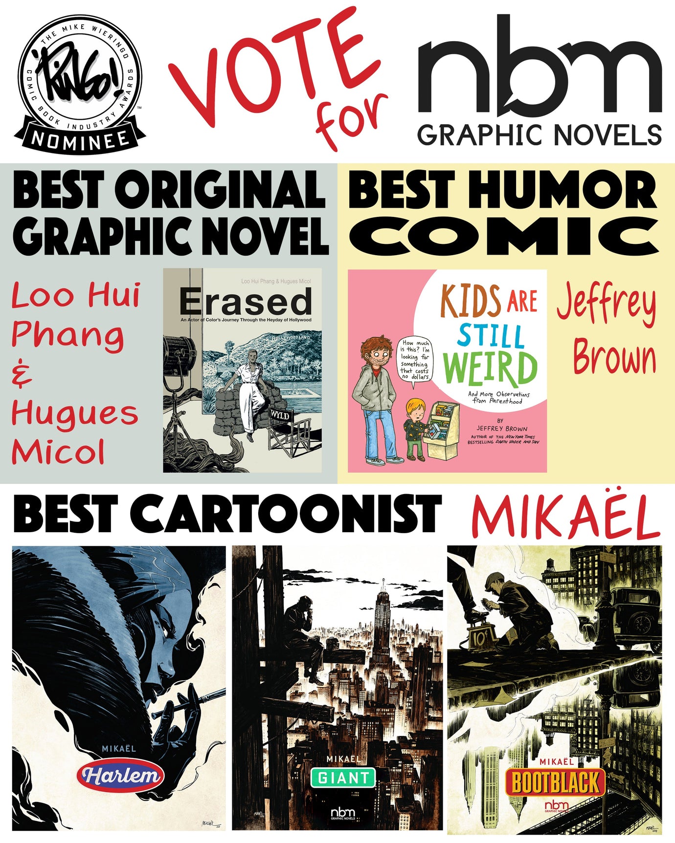 Vote for NBM in the Ringo Awards!