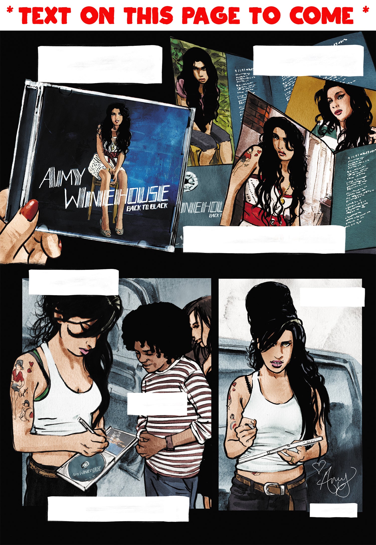 Amy Winehouse in Comics